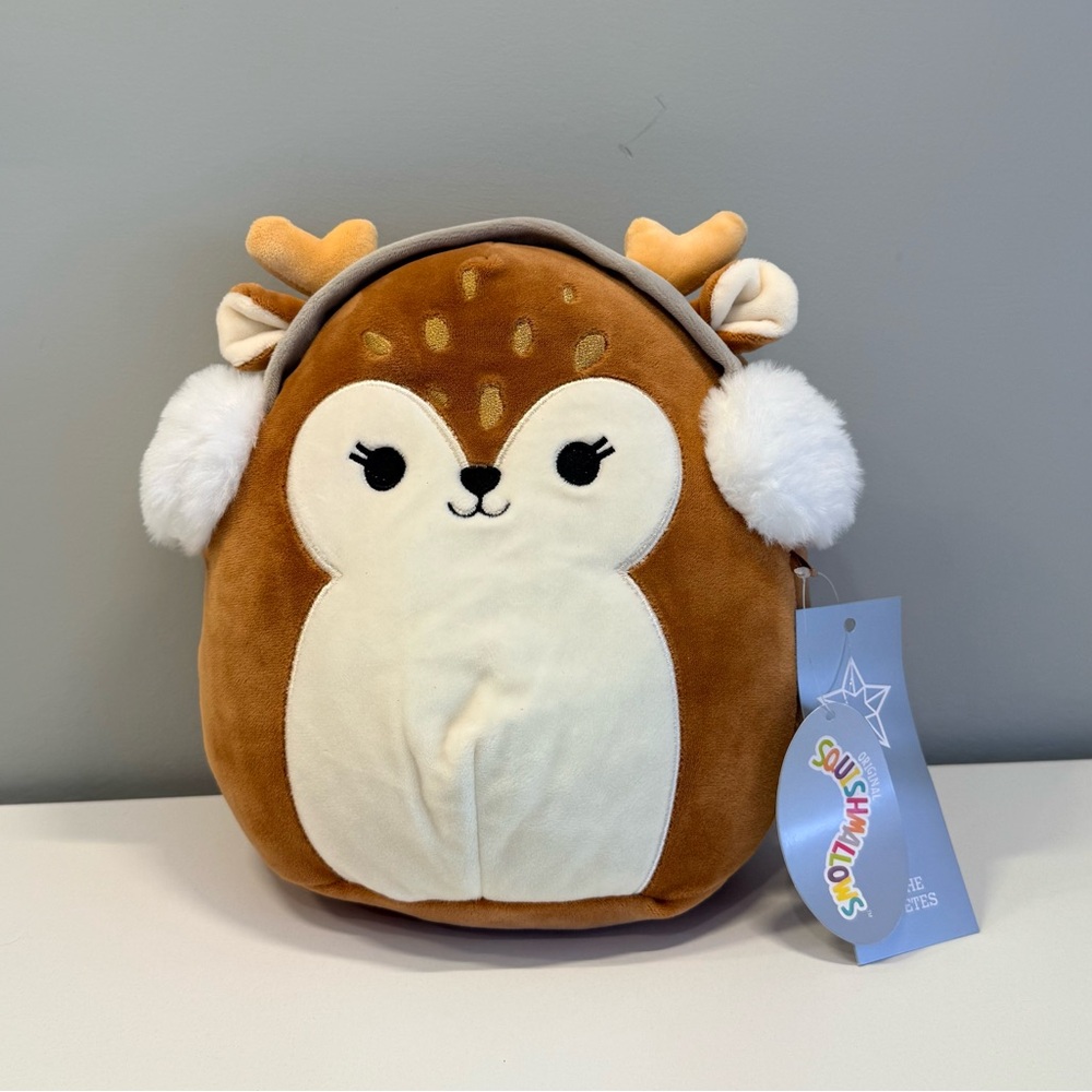 Brand New exclusive 8” Dawn Squishmallows Tan and White Deer Plush